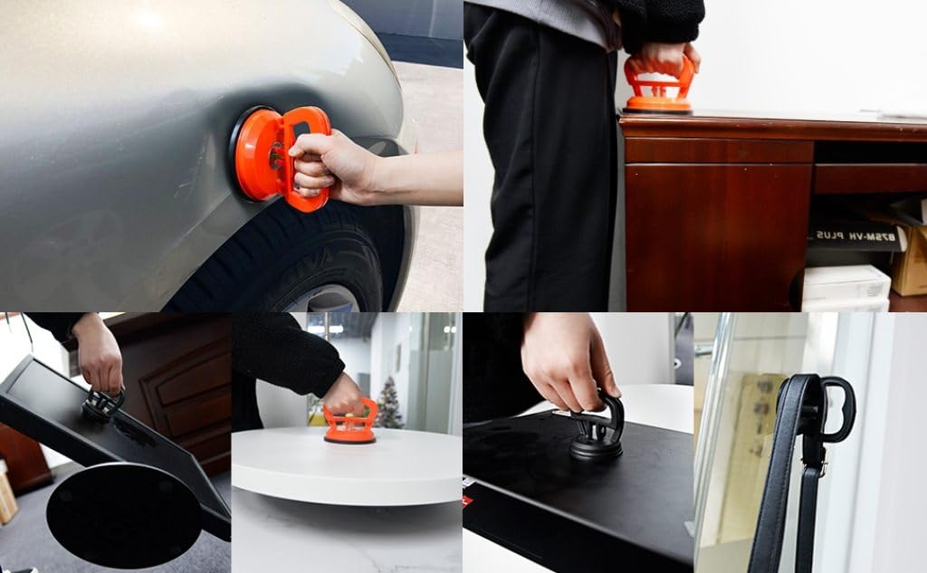 Suction Cup Dent Remover Puller Car Dent Puller Small Remover for Car Dent Repair, Glass,Tiles, Mirror, Granite Lifting and Objects Moving for Car Dent...