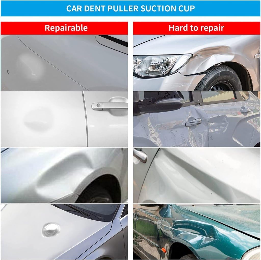 Suction Cup Dent Remover Puller Car Dent Puller Small Remover for Car Dent Repair, Glass,Tiles, Mirror, Granite Lifting and Objects Moving for Car Dent...