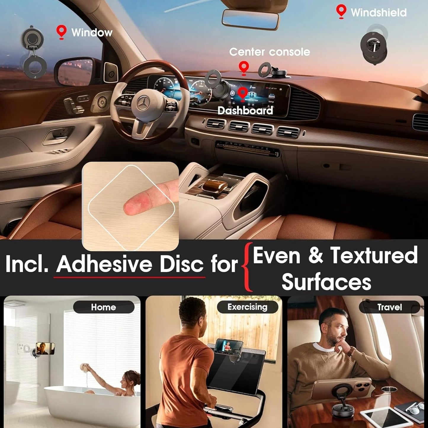 Magnetic Phones Holder, Magnetic Car Phone Mount,