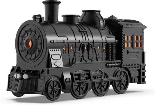 plastic Train Essential Oil Diffuser Ultrasonic Cool Mist Aromatherapy Diffuser Humidifier with Auto Shut-Off and 2 Light 2 Mist Mode,Auto Shut-Off,for Large Room,Home,Office Hotel 300ml
