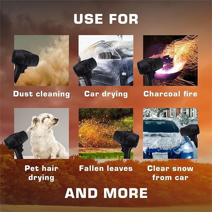 Turbo Glass Car Blower | Turbo Dry Car Dryer | Portable Cordless Car Dryer | Handheld Cordless Blower| Handheld Electric Portable Air Blower | Multipurpose Air Blower