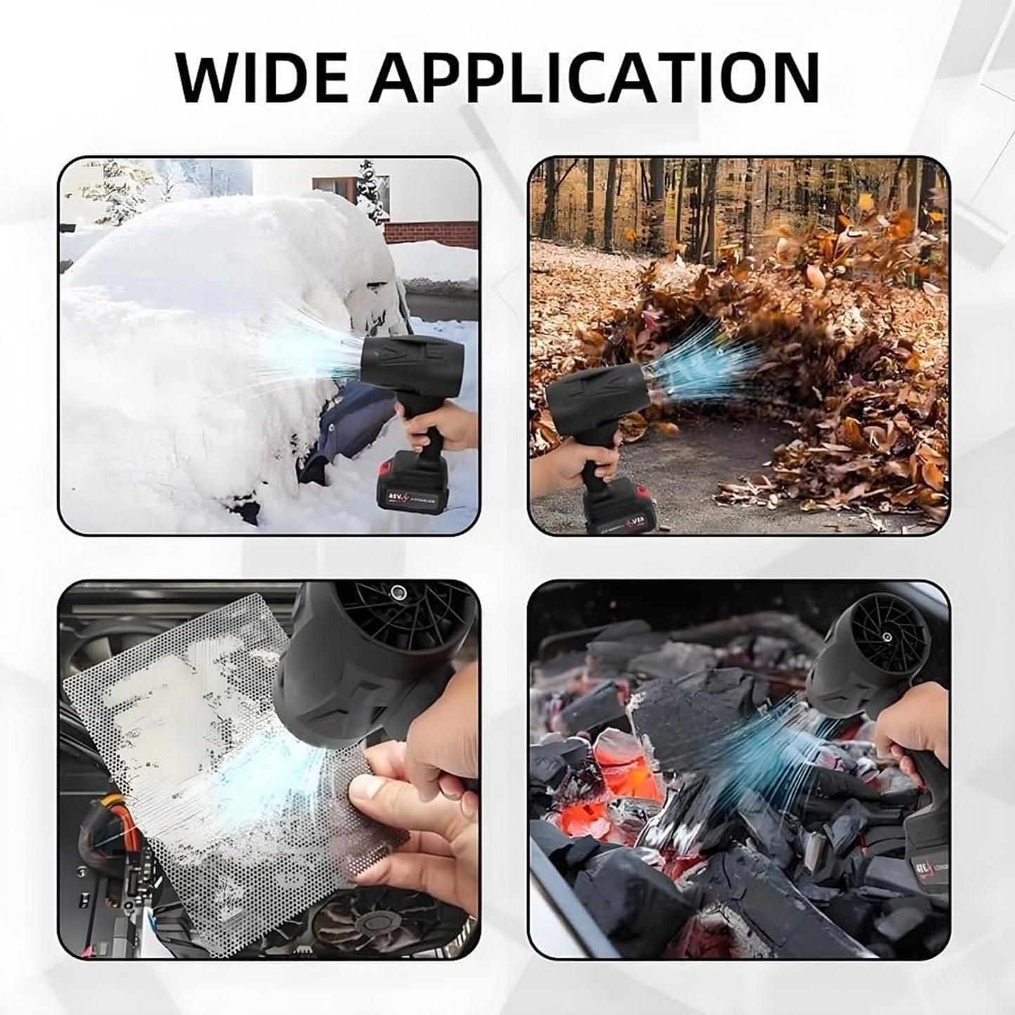 Turbo Glass Car Blower | Turbo Dry Car Dryer | Portable Cordless Car Dryer | Handheld Cordless Blower| Handheld Electric Portable Air Blower | Multipurpose Air Blower